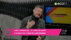 30 años de magia: El "mago" Ariel en el teatro de la confraternidad