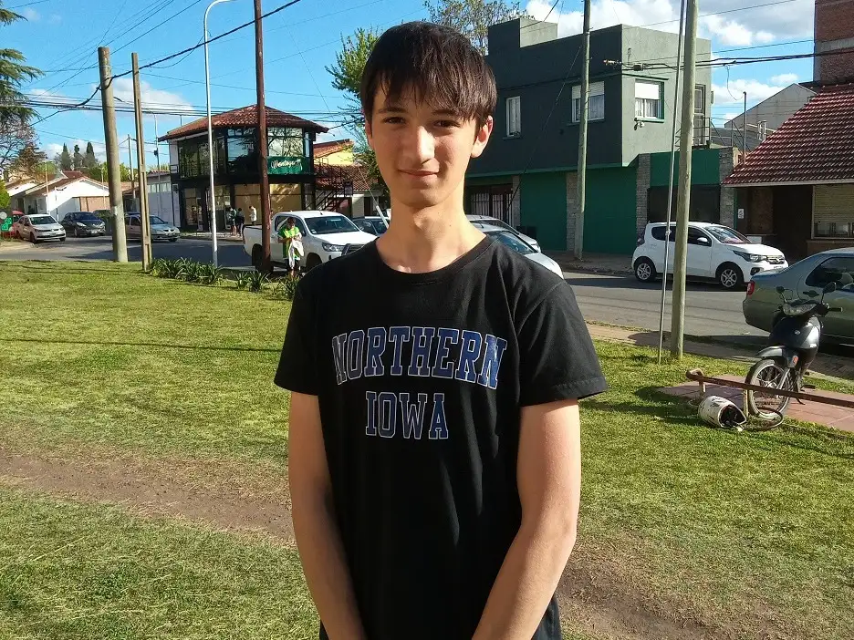 Samuel Corredoira, uno de los líderes en acción en la Federación de Centros de Estudiantes de Tandil.