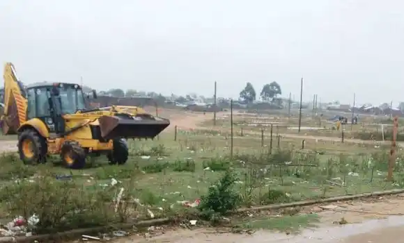 Cuarenta personas querían usurpar terrenos, en el  barrio Agua Patito