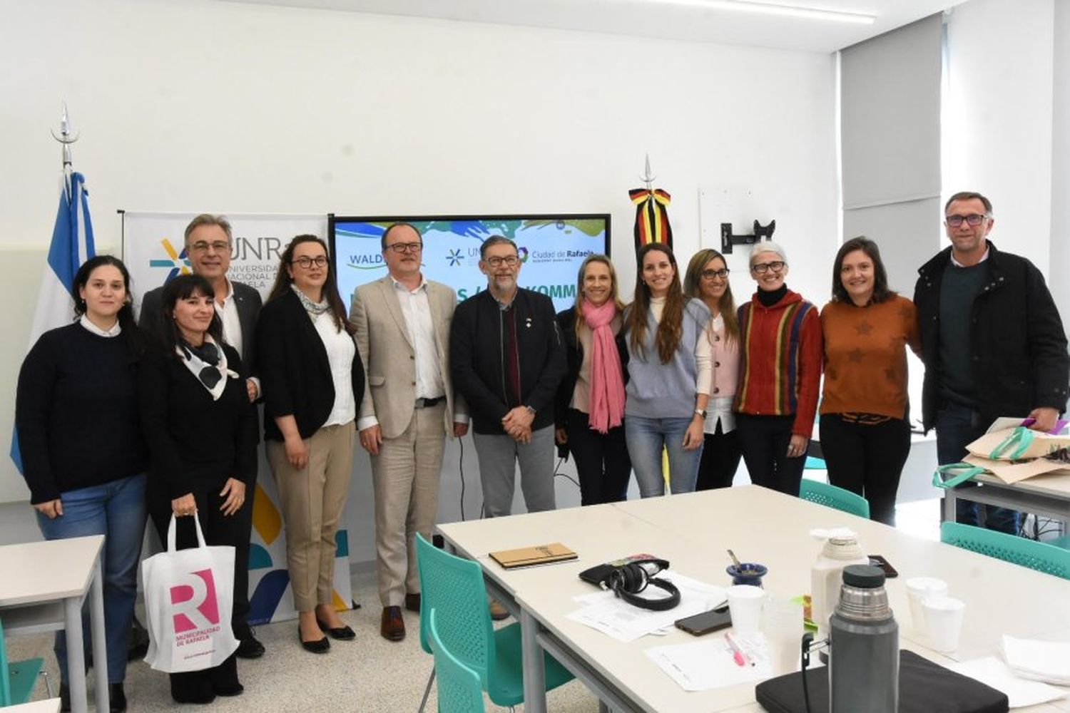 Luis Castellano participó de un intercambio con una delegación de Alemania