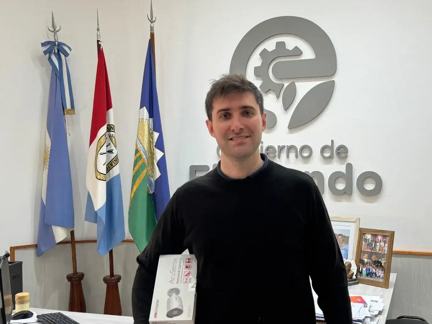Angelo Yocco señaló que el fortalecimiento de la seguridad es uno de los ejes de la gestión comunal.