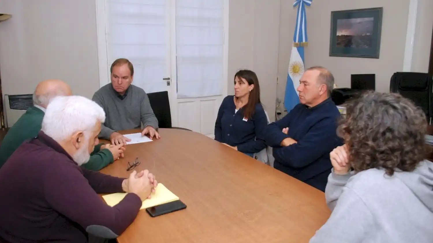 Pasaje. De la reunión de ayer en el Concejo