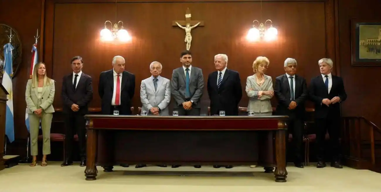 Pullaro en la apertura del año judicial este 2025.