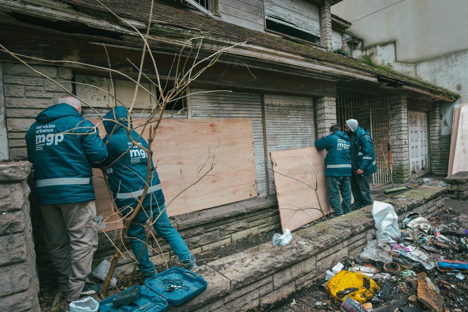 Intervinieron una casa que había sido usurpada por personas en situación de calle