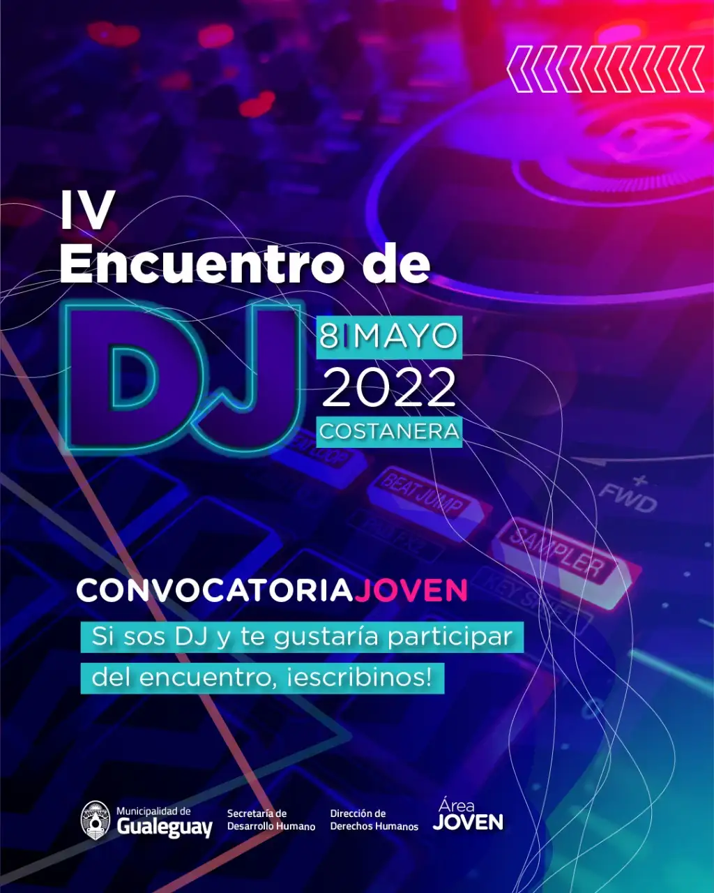 Se realizará el IV Encuentro de DJs