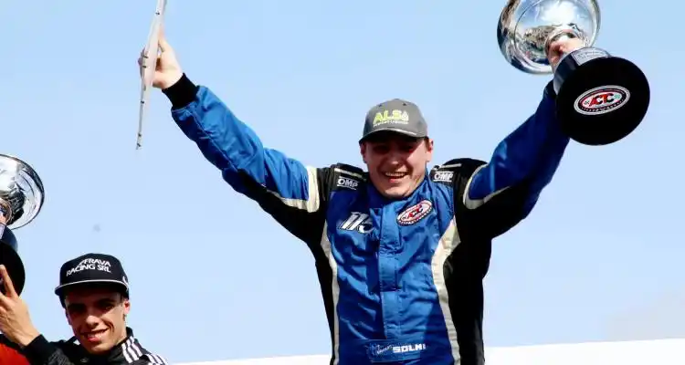Hace dos años, Junior Solmi ganó su primera carrera en el TC Pista Mouras