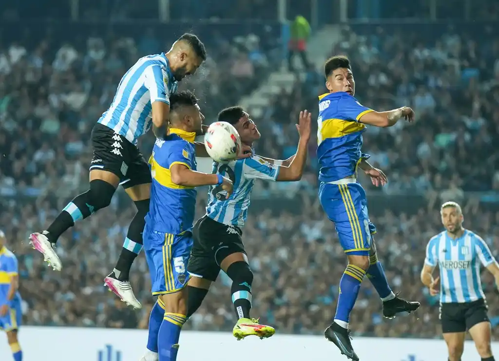 Una imagen del último Boca-Racing.