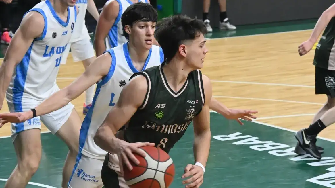Lasarte se destacó con 25 puntos. (Foto de prensa Gimnasia).