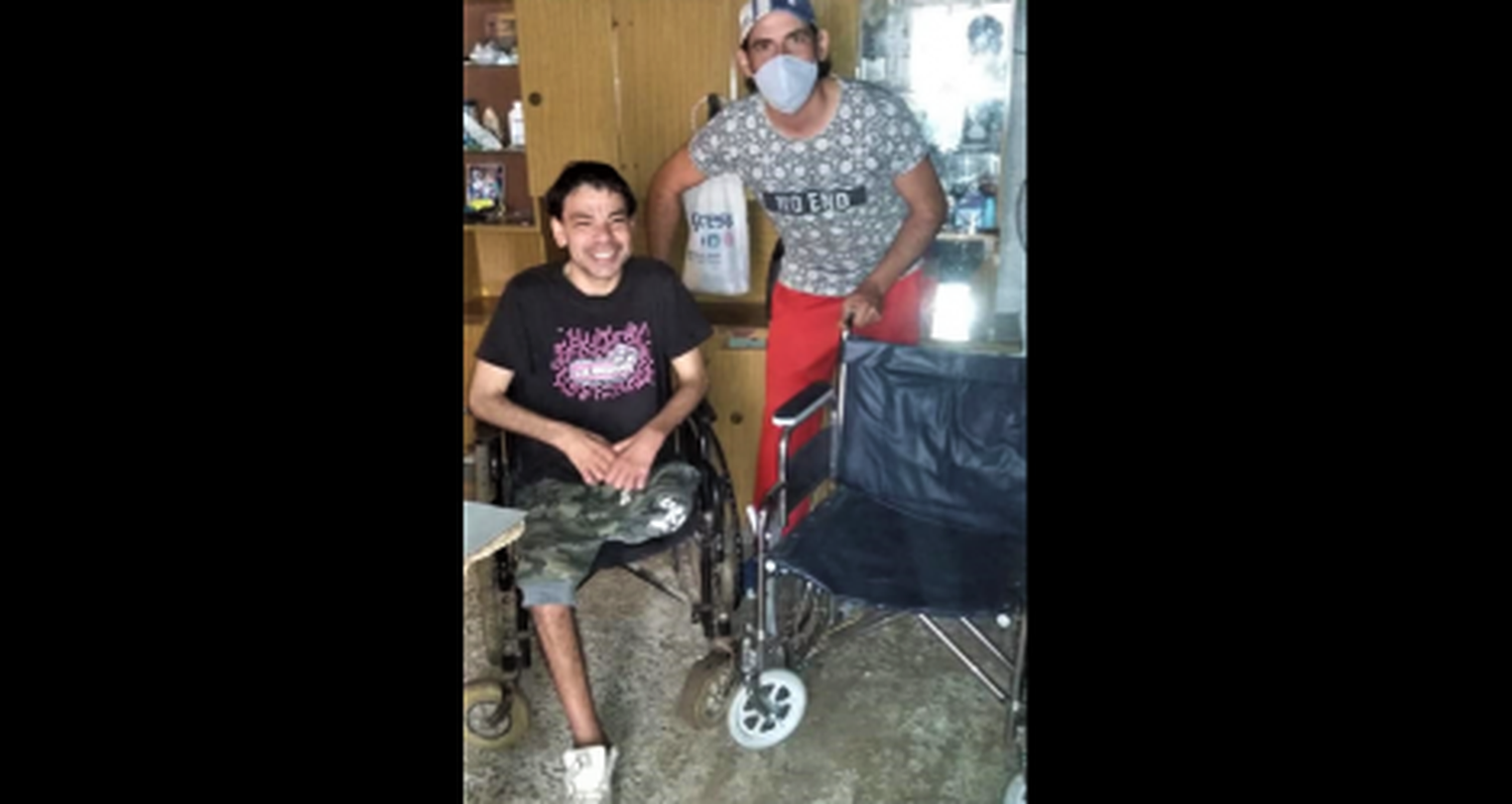 Una silla de ruedas para Nelson Sotelo, “a pesar de la burocracia”