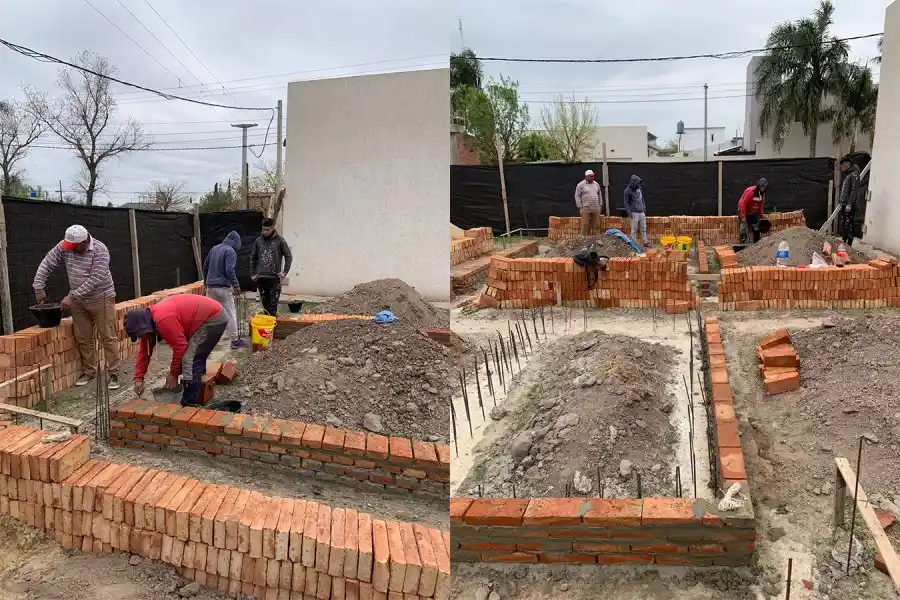 Avanzan con todo las obras de la Nueva Comisaría en la ciudad de Sunchales