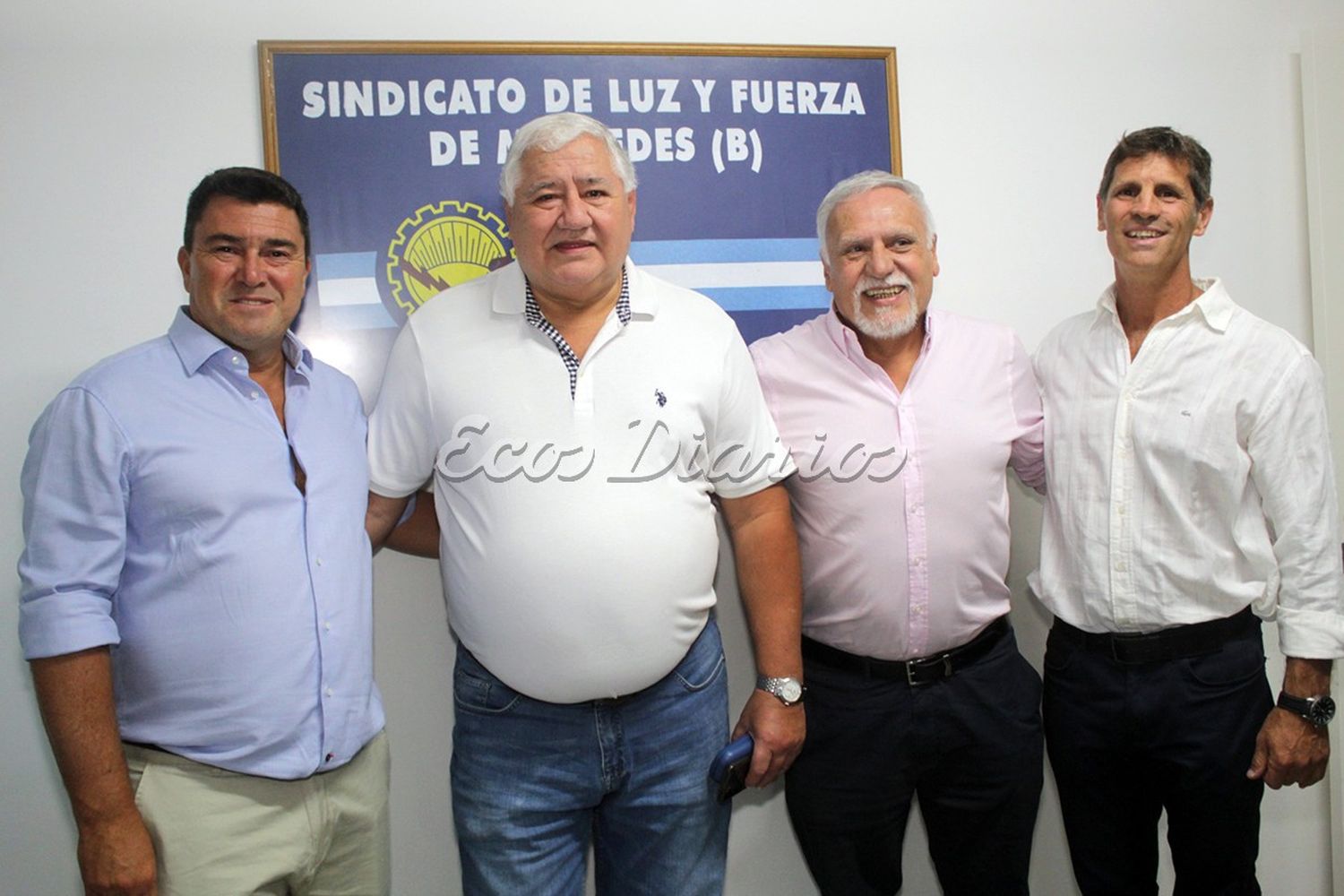 Asunción. De izquierda Mauricio Wagner, Guillermo Moser, Dardo Fauret y Sergio Morano
