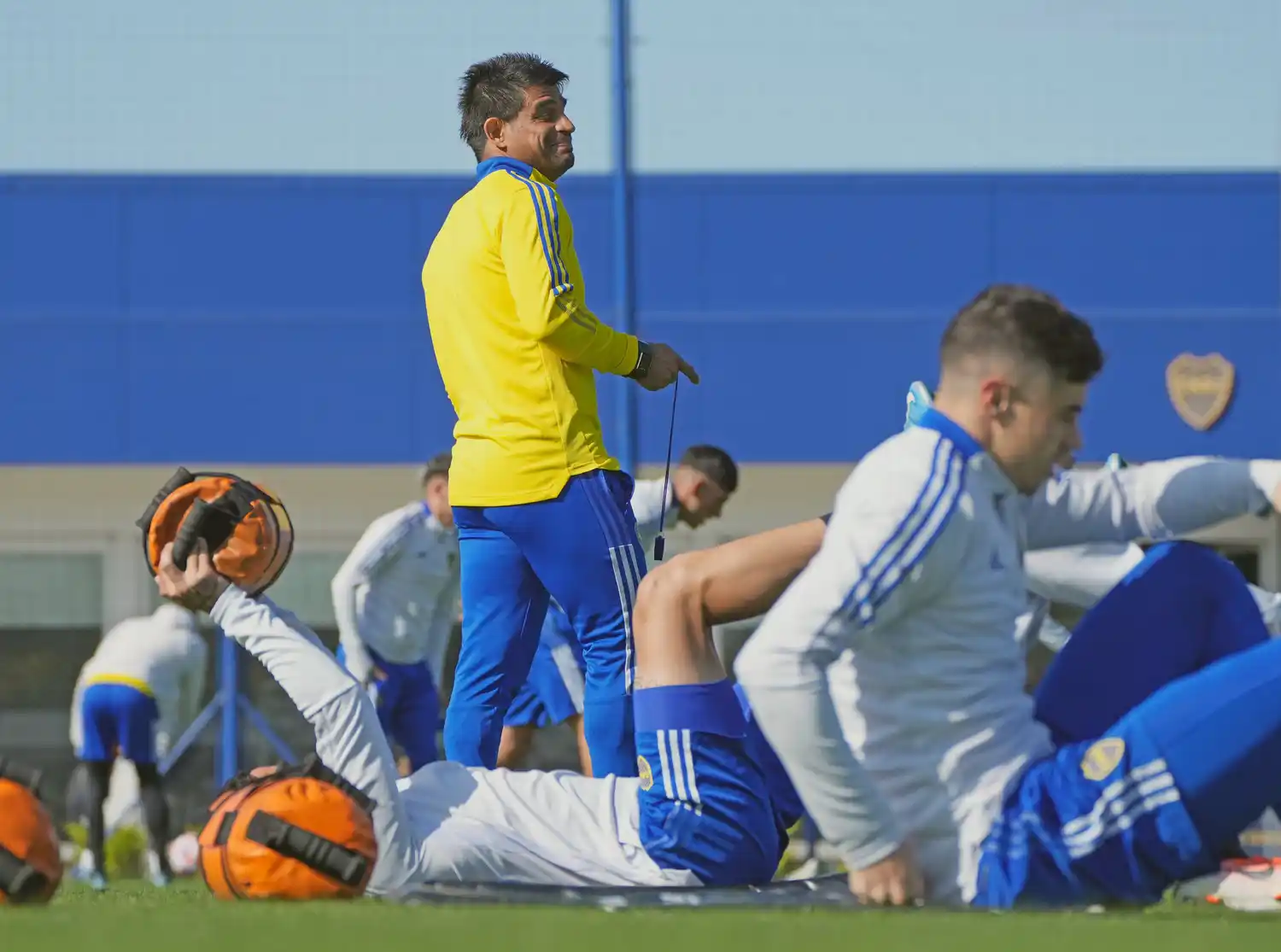 Ibarra, entrenador de Boca.