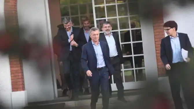 La previa de Macri antes de la conferencia de prensa en la Quinta de Olivos
