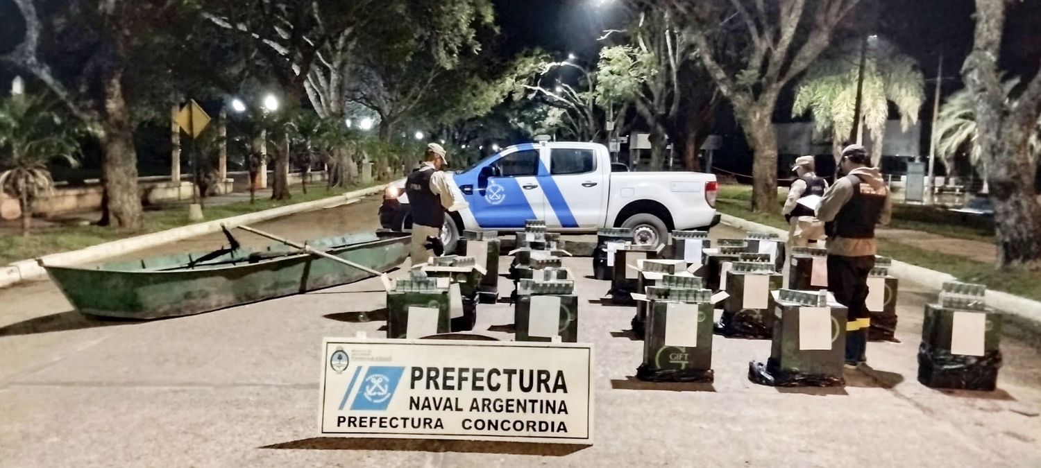 Prefectura secuestró 9.500 atados de cigarrillos