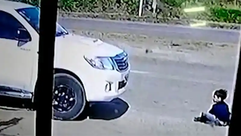 Habló el hombre que no vio a niño frente a su camioneta y lo atropelló