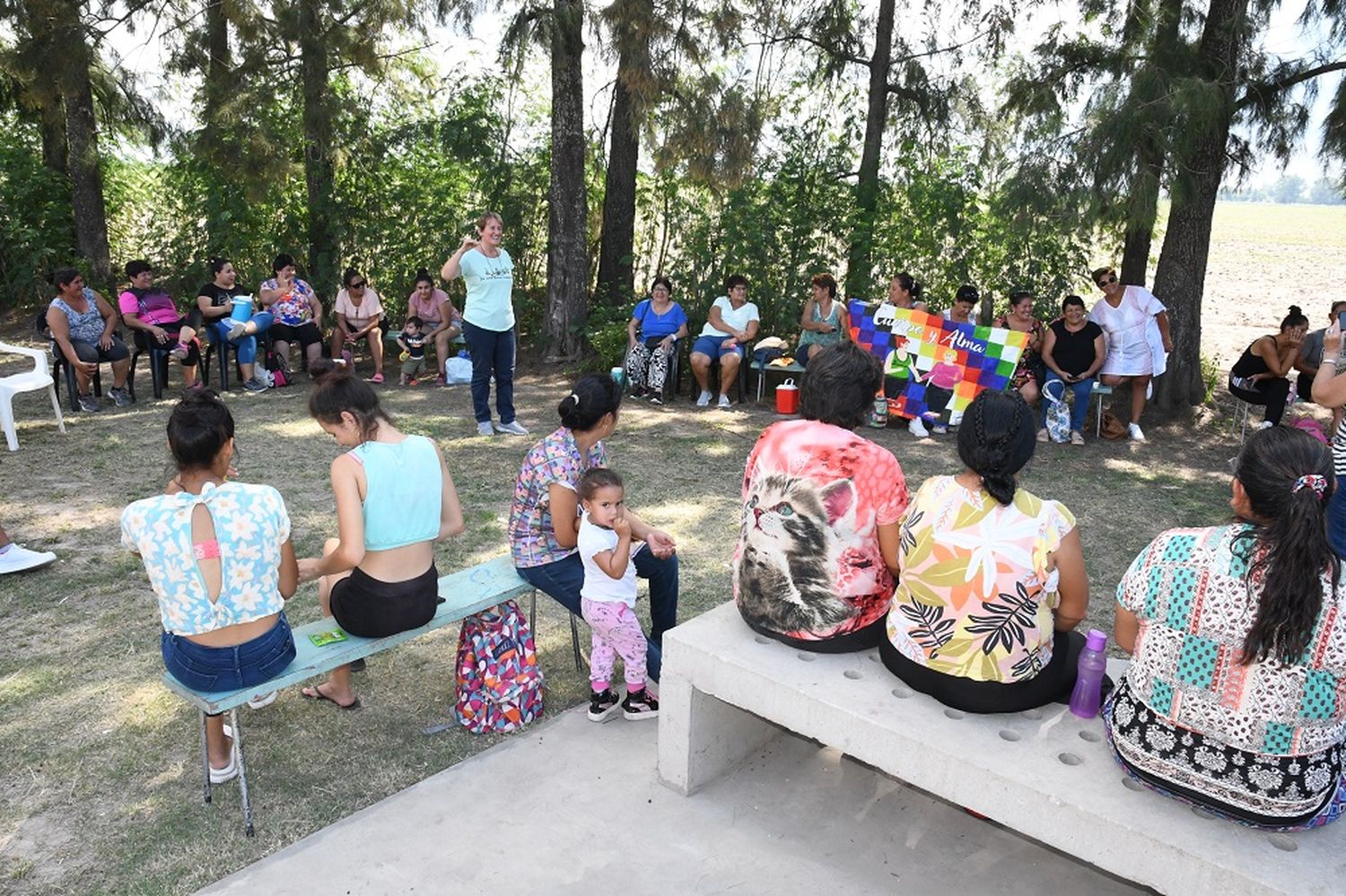 Califican como exitoso el encuentro “Construyendo relaciones saludables” que se realizó en la zona rural de Avellaneda