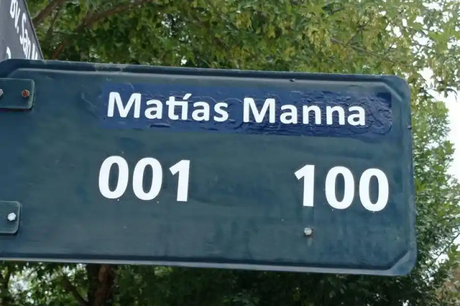 San Vicente tiene una calle con el nombre del campeón: Matías Manna