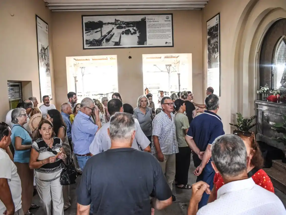 Concordia renovó la consagración de la imagen de Nuestra Señora de Luján en la estación central de trenes