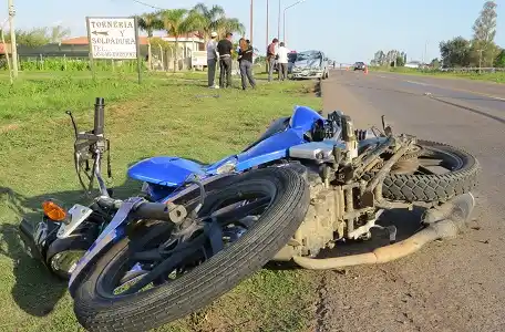 Un joven fue trasladado a Gualeguaychú por un choque en ruta 20