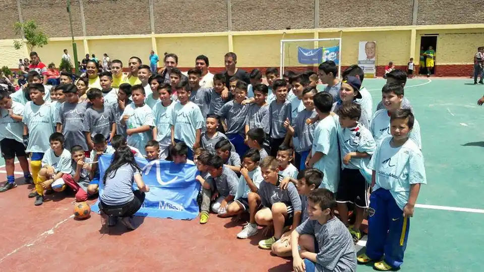 Partido Fe y Fundación Messi por "deporte sin violencia"
