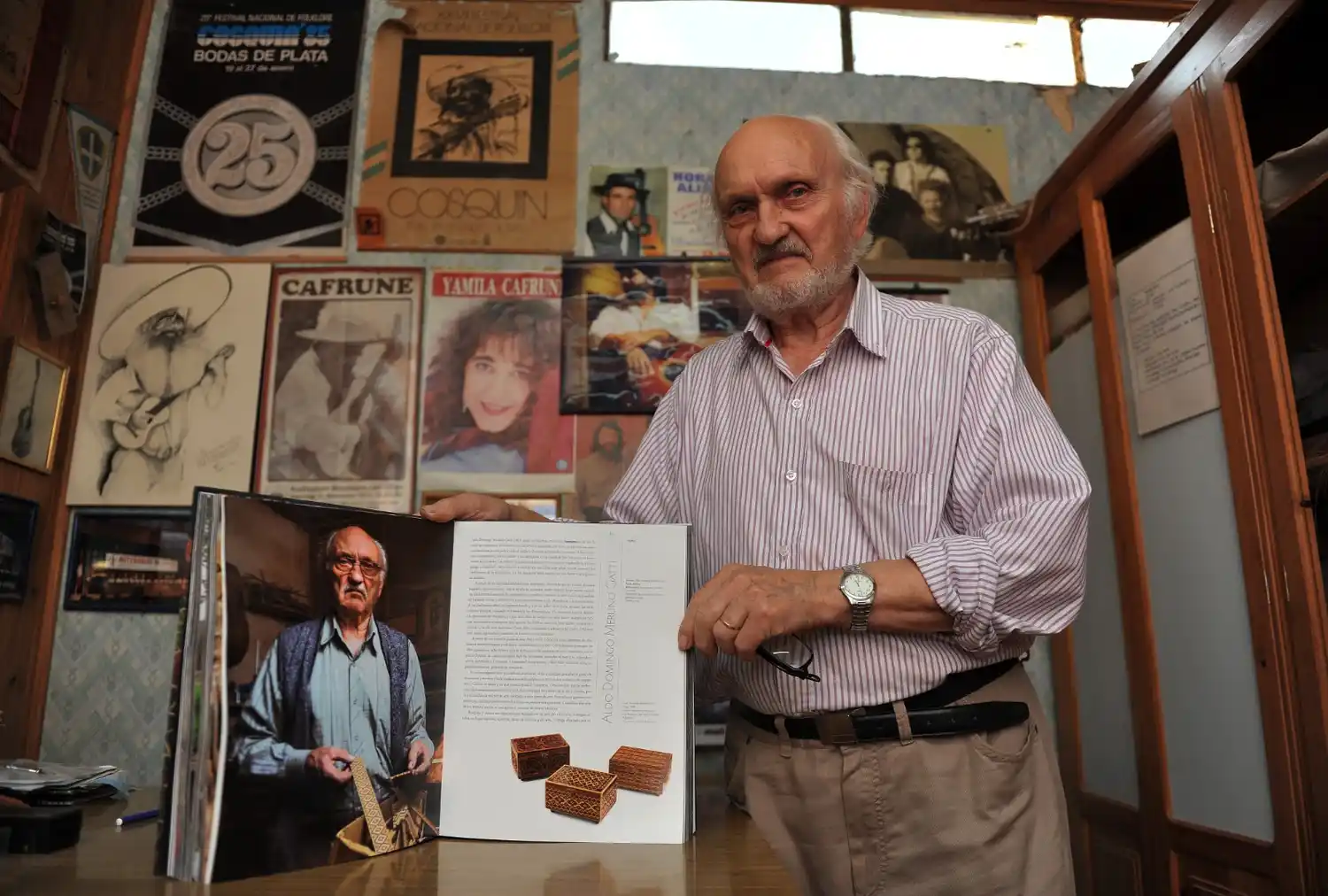 Aldo Merlino, el luthier sanfrancisqueño que deslumbró a los grandes músicos.