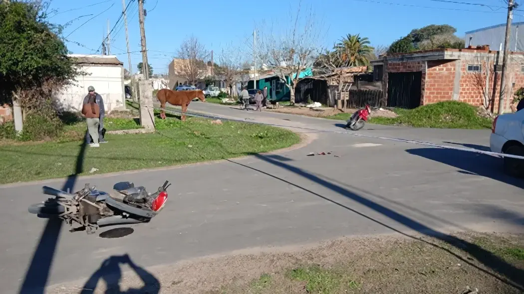El siniestro ocurrió este lunes por la tarde.