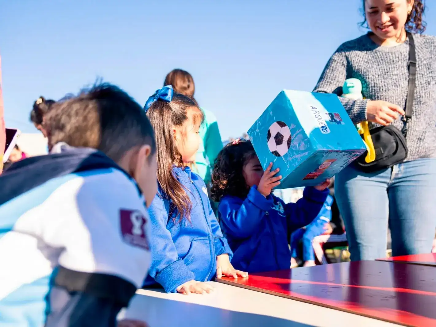 niños en el centro de desarrollo infantil de san alejo pilar