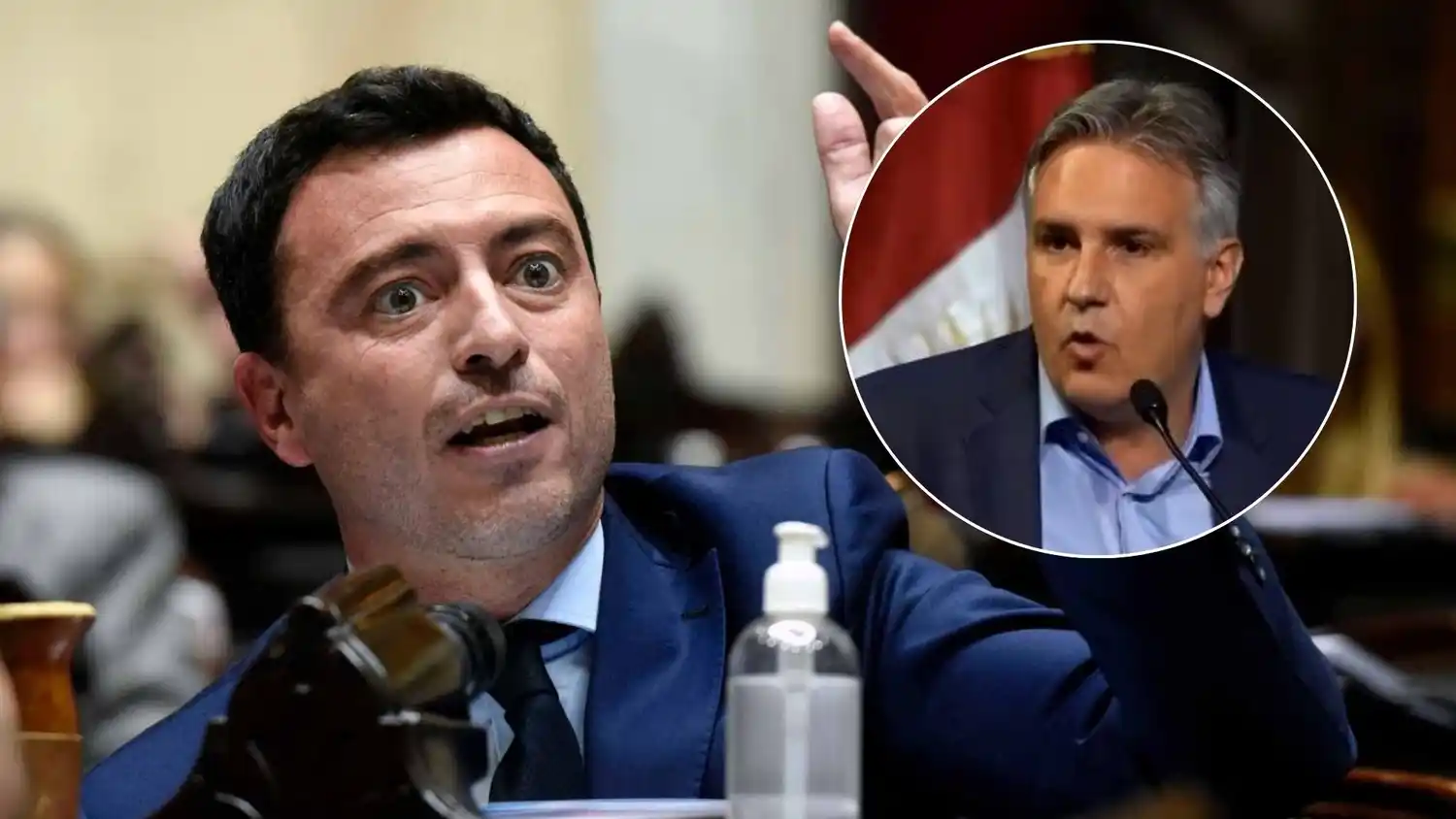 Cruces entre Llaryora y De Loredo por un falso video hecho con IA.