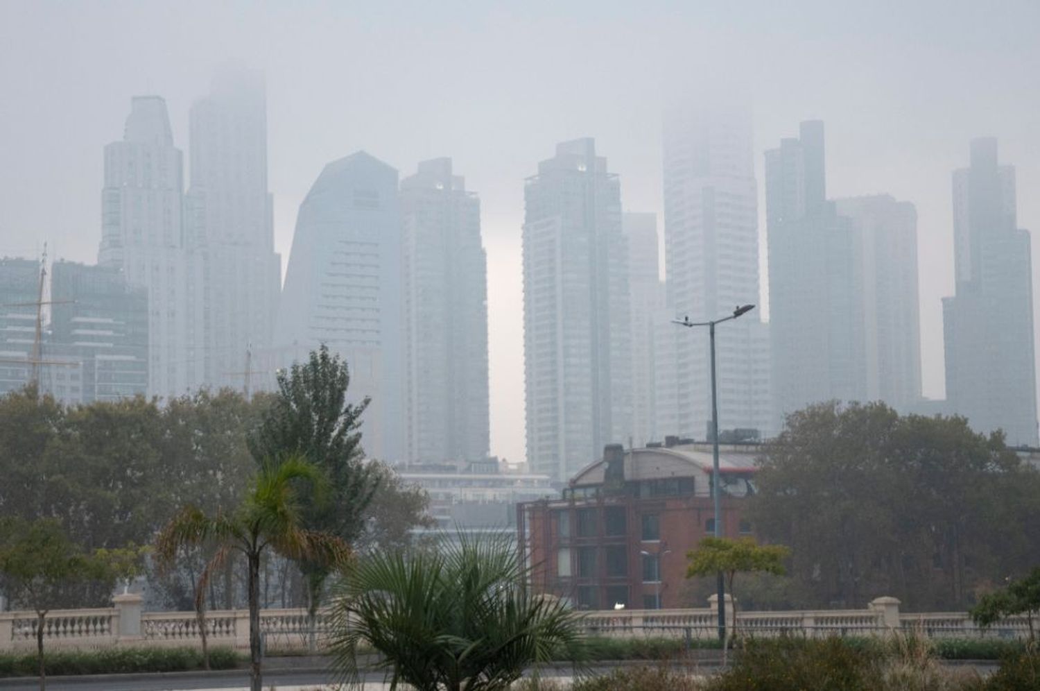 Un gran incendio forestal en Uruguay cubre de humo a Buenos Aires y otras provincias argentinas