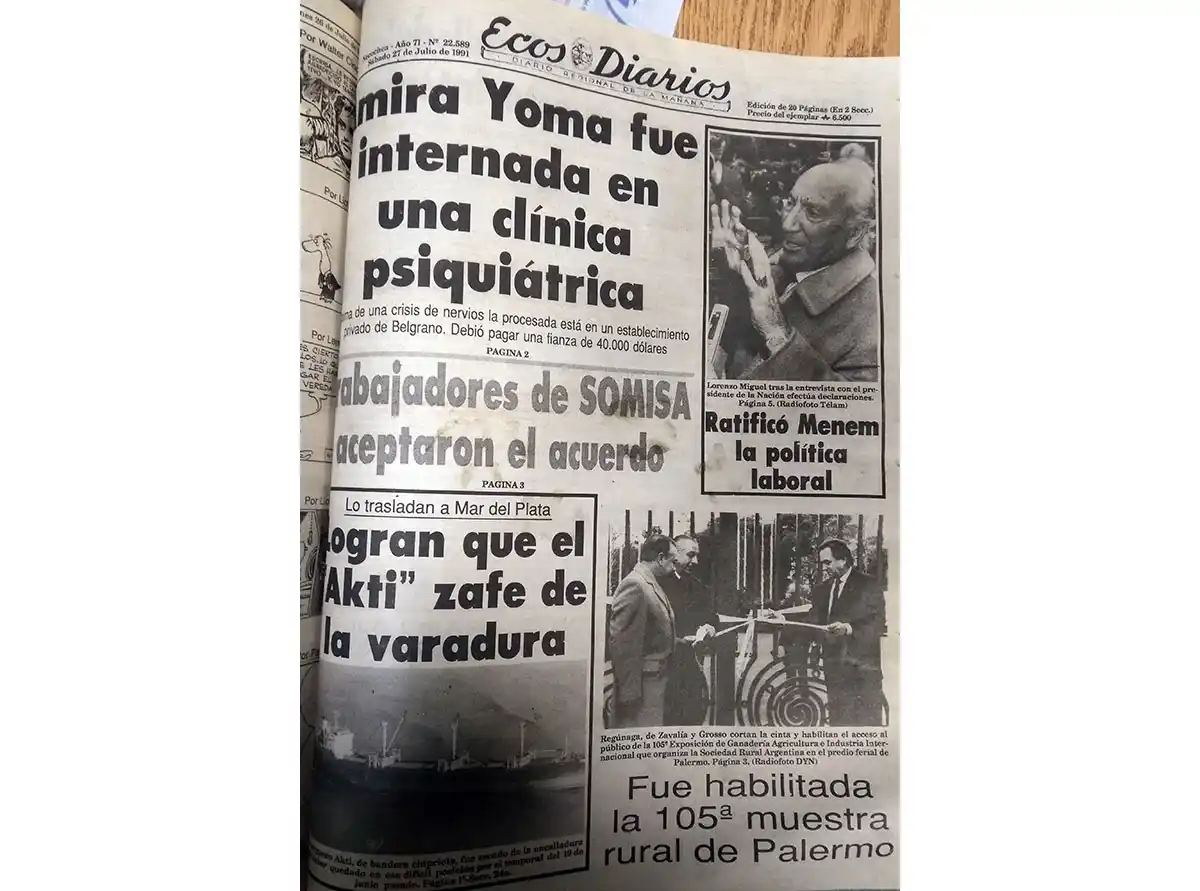 Sábado 27 de julio de 1991