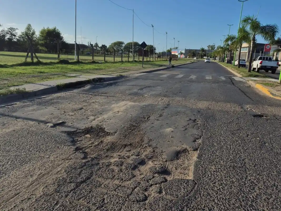 Este jueves comenzarán los trabajos para el reasfaltado integral del boulevard Pedro Jurado