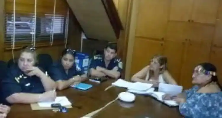 Reunión por el protocolo de violencia