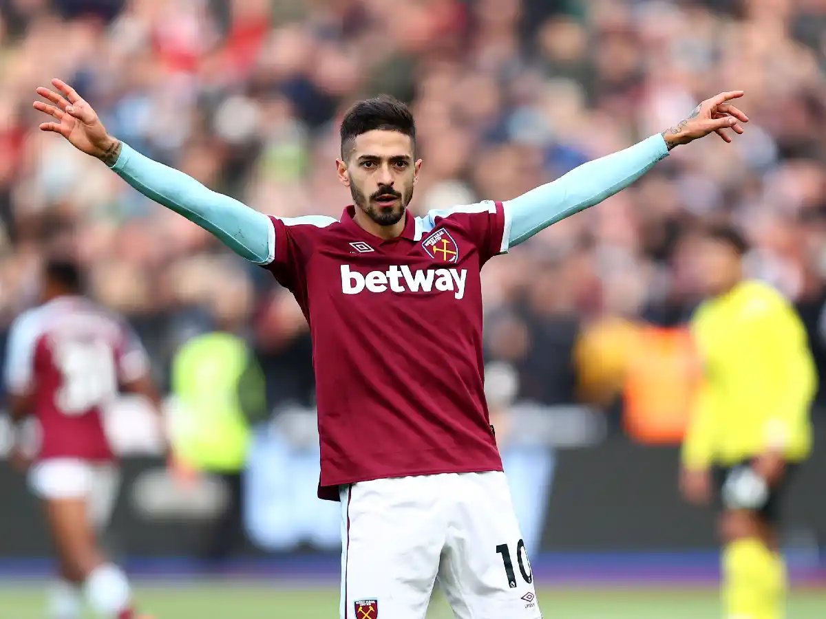 Lanzini anotó un tanto en el triunfo ante Chelsea