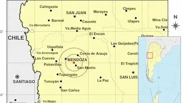 Susto y evacuación de edificios en  Mendoza por tres fuertes sismos