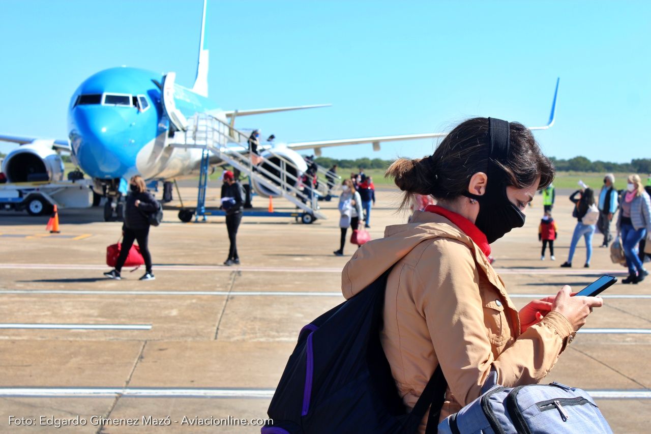 Chaco: en tres meses de vuelos «especiales-regulares» de Aerolíneas Argentinas no hubo contagios a bordo