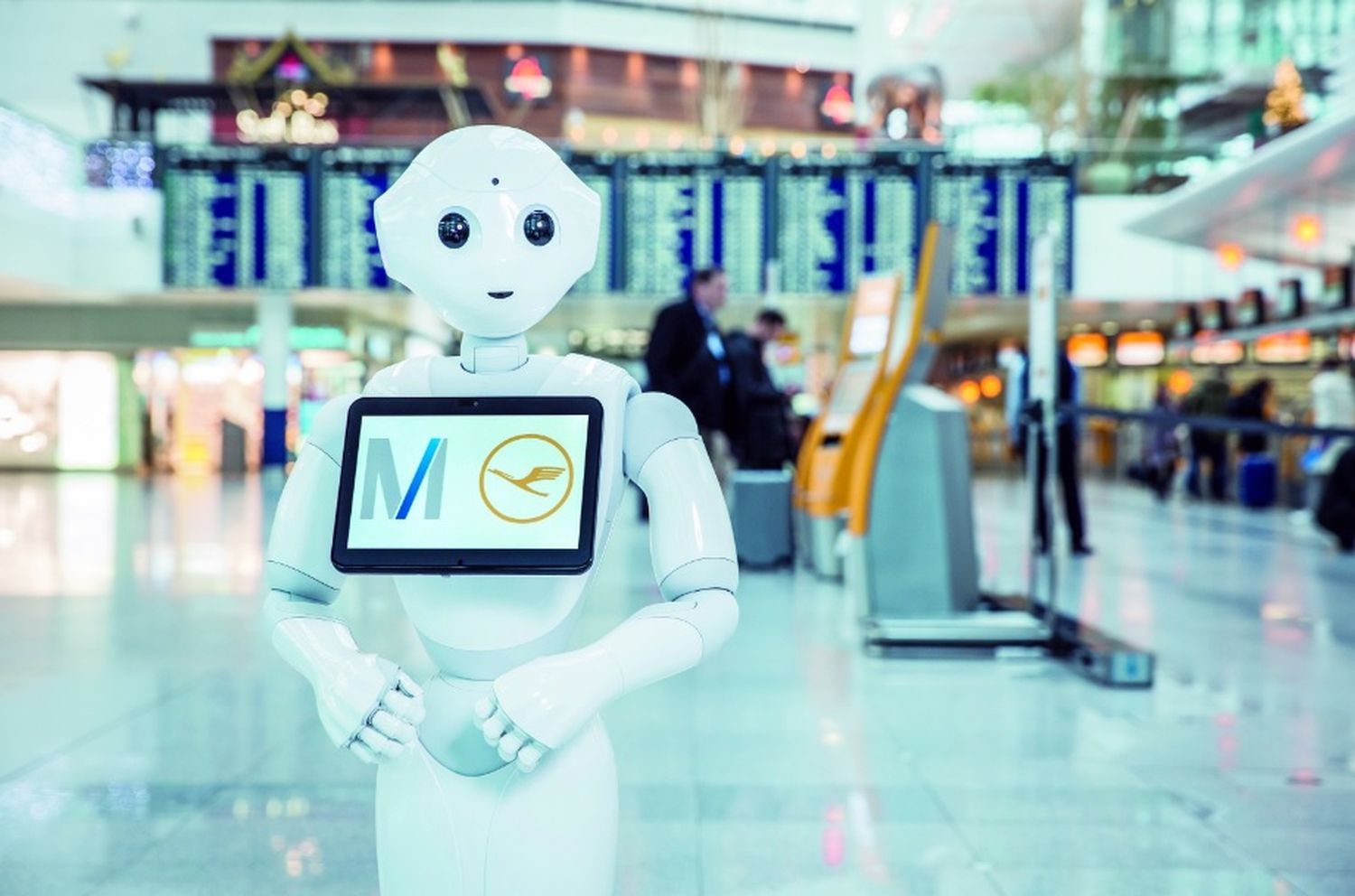 Lufthansa y el aeropuerto de Munich prueban un robot que dialoga con los pasajeros