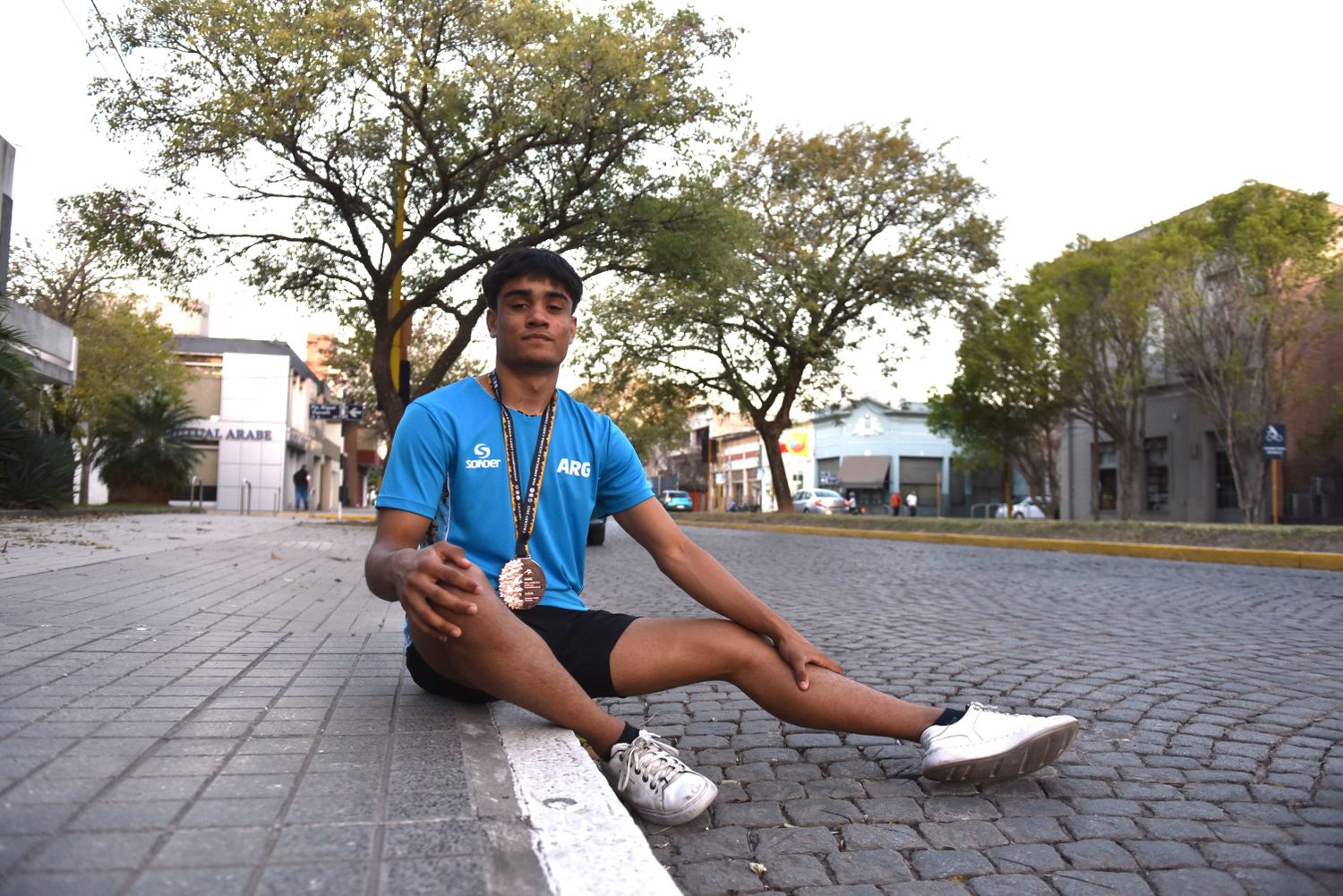 El sanfrancisqueño Tobías Vidal (Foto: Marcelo Suppo / La Voz de San Justo)