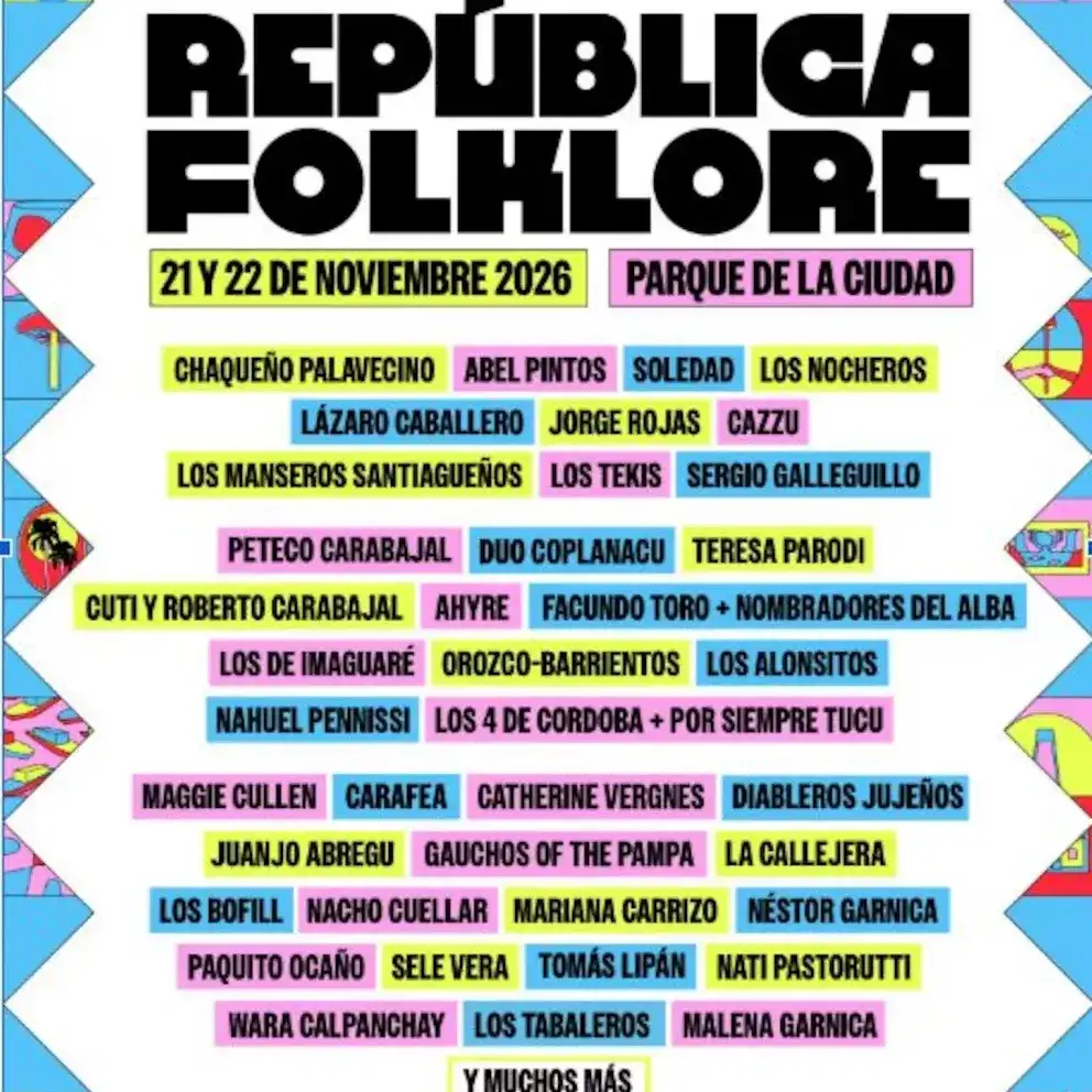 República Folklore tendrá más de 50 artistas divididos entre tres escenarios