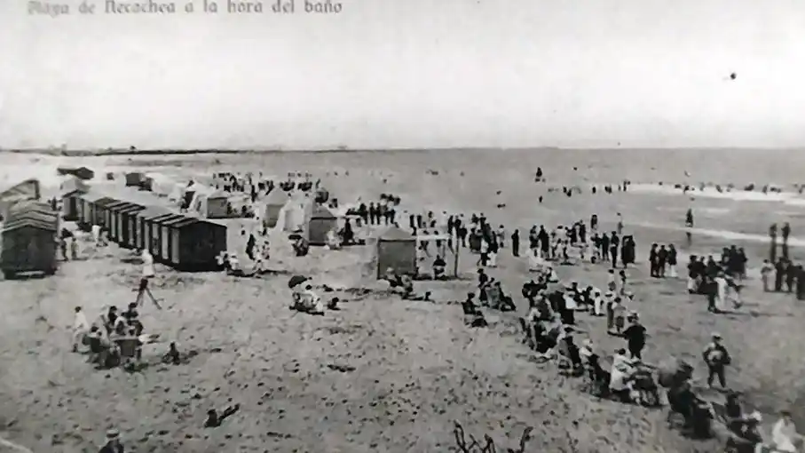 Imagen antigua del sector de la playa de nuestra ciudad