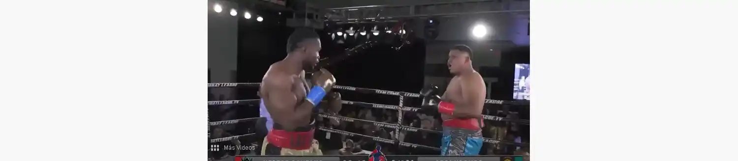 El nocaut que sufrió Ardi Ndembo.