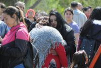 En Cerro Leones se realizó un minuto de silencio para recordar a Santiago