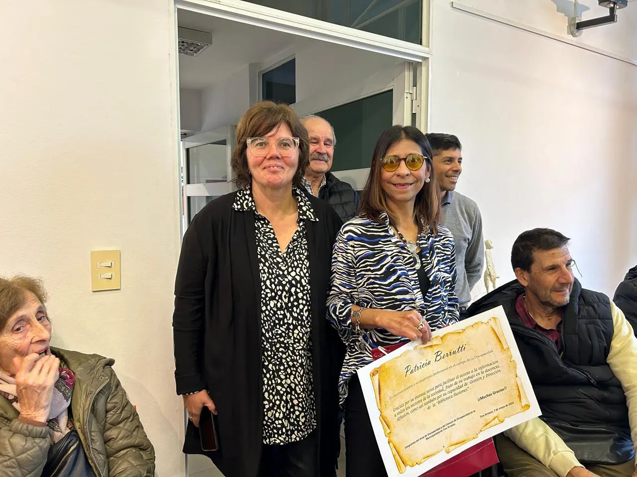 Homenajearon a Patricia Berrutti en el Mulazzi