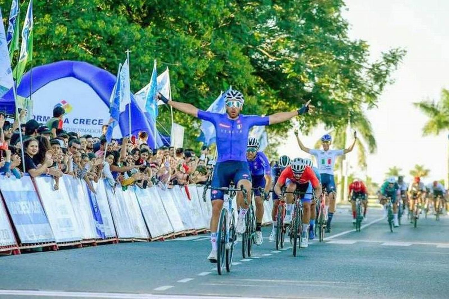 Laureano Rosas se coronó campeón
de la Vuelta a Formosa Internacional