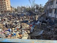 Un ataque aéreo israelí dejó 33 muertos en una escuela convertida en refugio en Gaza