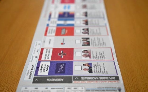 La lista que se usará para votar el 26 de octubre