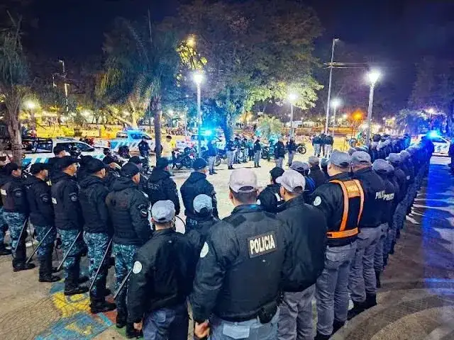 Fuerte operativo de seguridad ante el fervor mundialista
