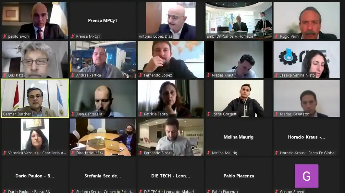 Santa Fe participó de la apertura de una ronda de negocios de pymes autopartistas con empresa de México