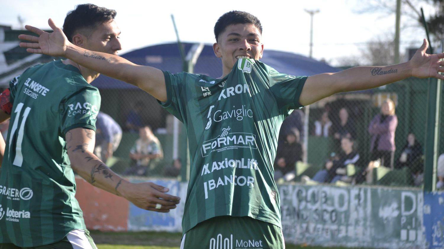 Facundo Hang, autor del primer gol "Verde".