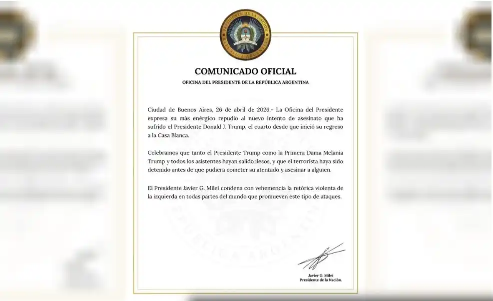Comunicado del Presidente tras el tiroteo en Washington