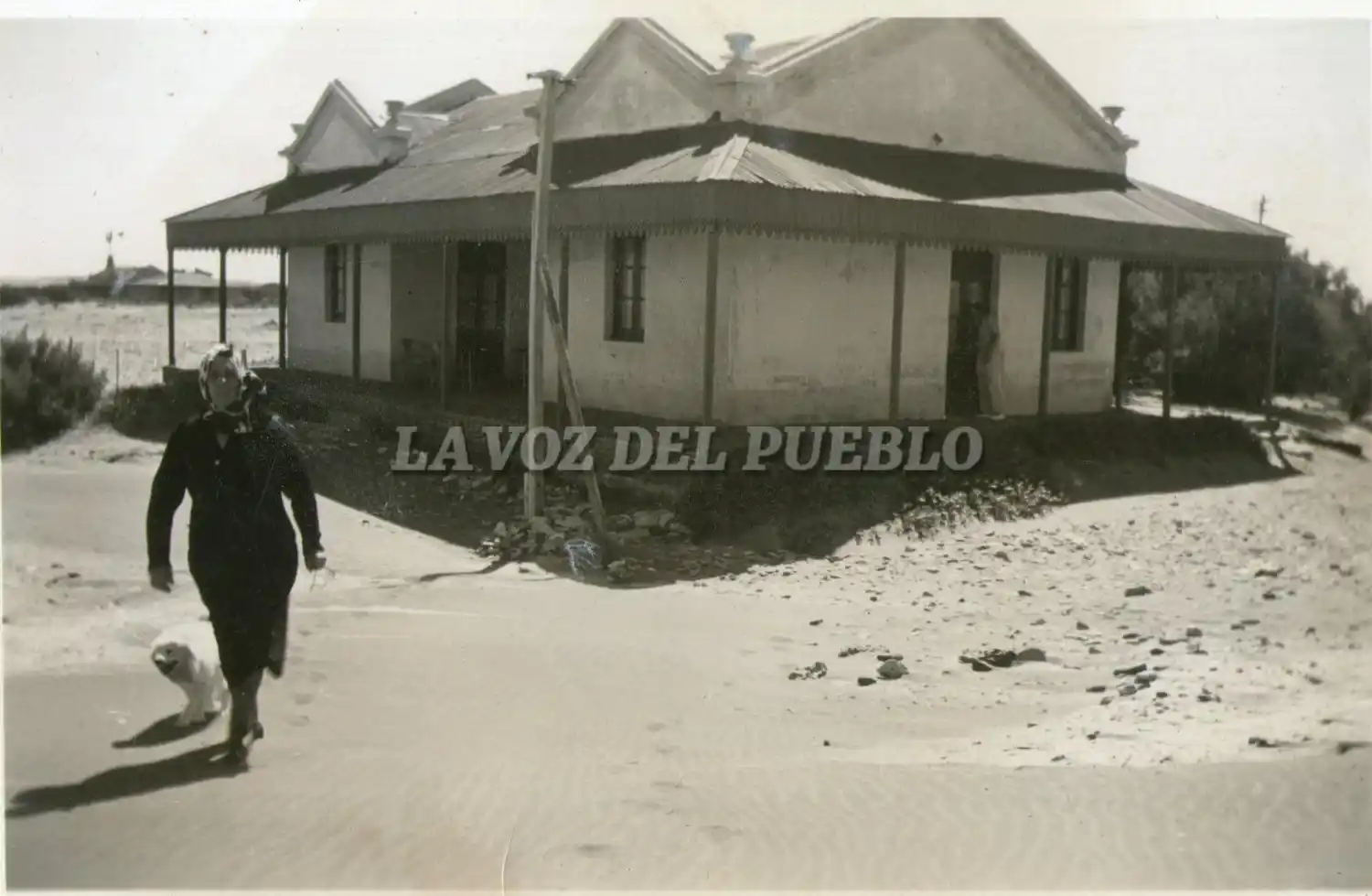 La primera casa de Claromecó. En años en los que el turismo y los proyectos inmobiliarios no estaban en los planes de nadie